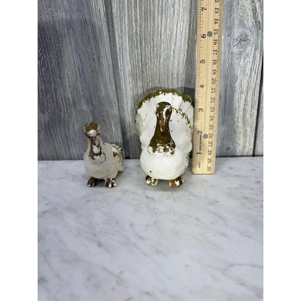 Vintage Lefton Turkey Salt and Pepper Shakers Set 1241 Japan Thanksgiving Decor